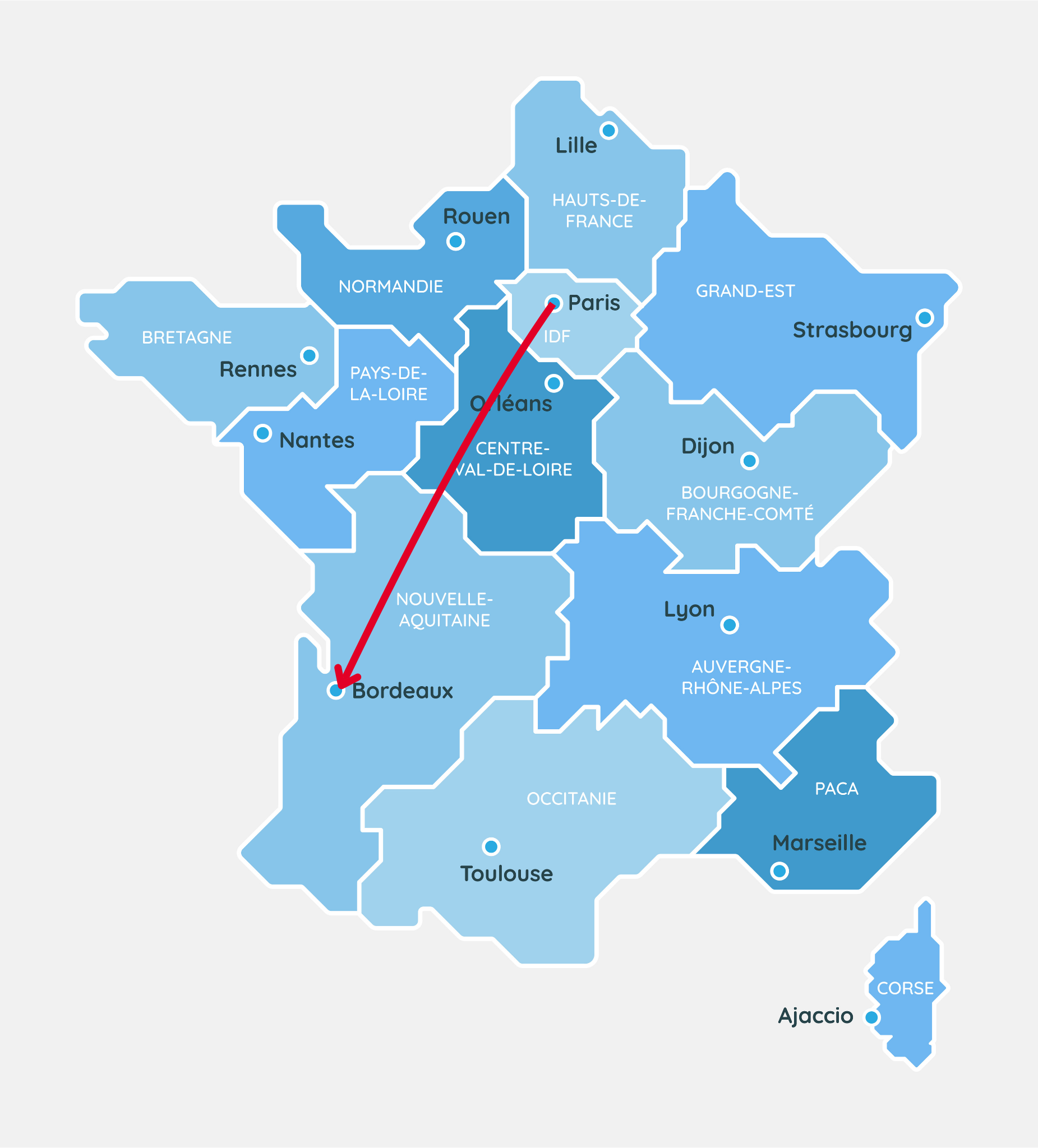  avantages de déménager de Paris à Bordeaux 